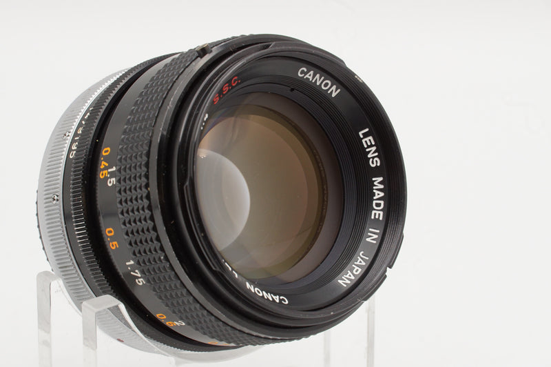 USED CLA'd Canon FD 50mm F1.4 S.S.C. Lens (