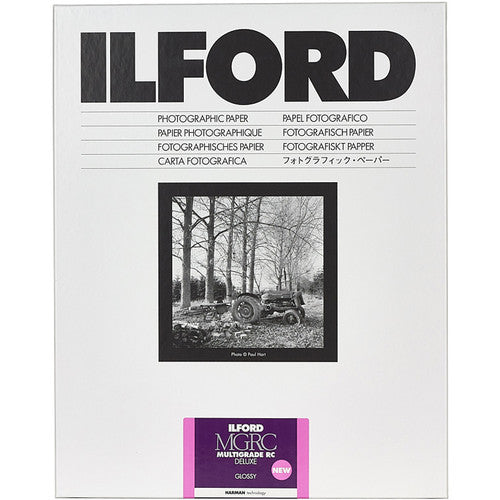 Ilford MULTIGRADE RC Deluxe Paper (Glossy, 8 x 10", 25 Sheets)