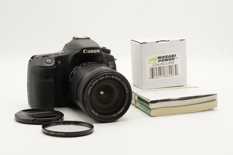 USED Canon EOS 60D Camera Body w/ 18-135mm f/3.5-5.6 (