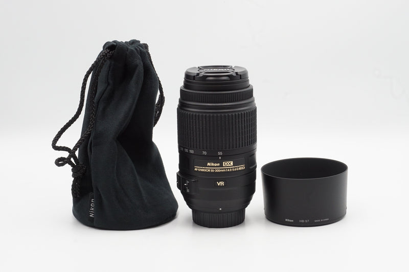 USED Nikon AF-S DX 55-300mm f4.5-5.6G ED VR Lens (