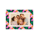 Holiday Greeting Cards - Green, Orange & Pink Pattern