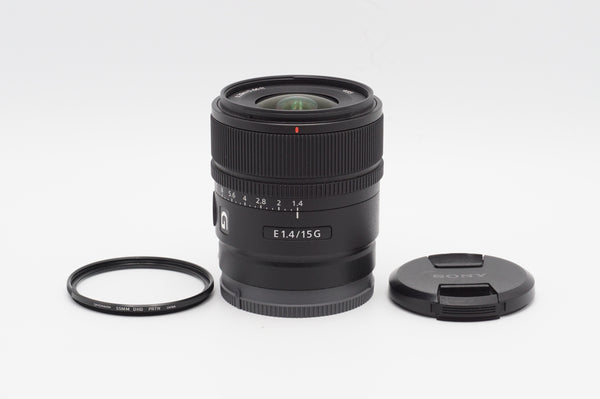 USED Sony E 15mm f/1.4G Lens (#1801933CM)