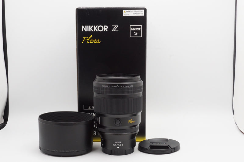 USED Nikon Z 135mm f/1.8 Plena Lens (