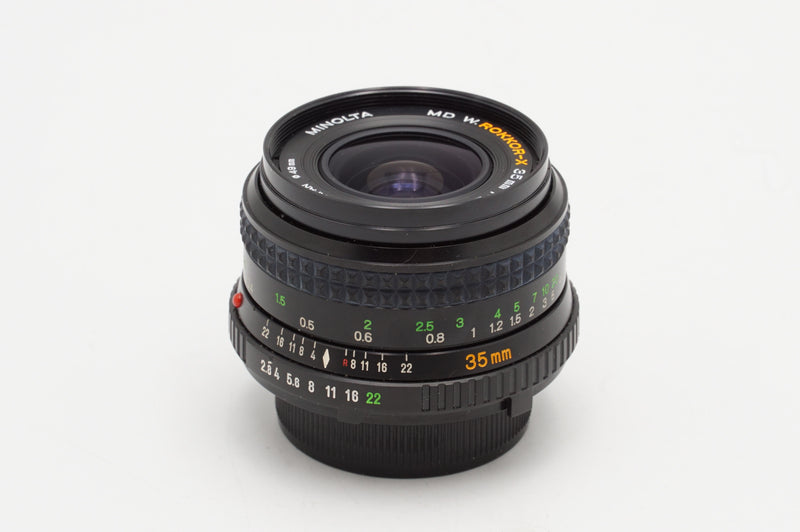 USED Minolta MD W. Rokkor-X 35mm F2.8 Lens (