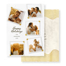 Holiday Greeting Cards - Golden Squares