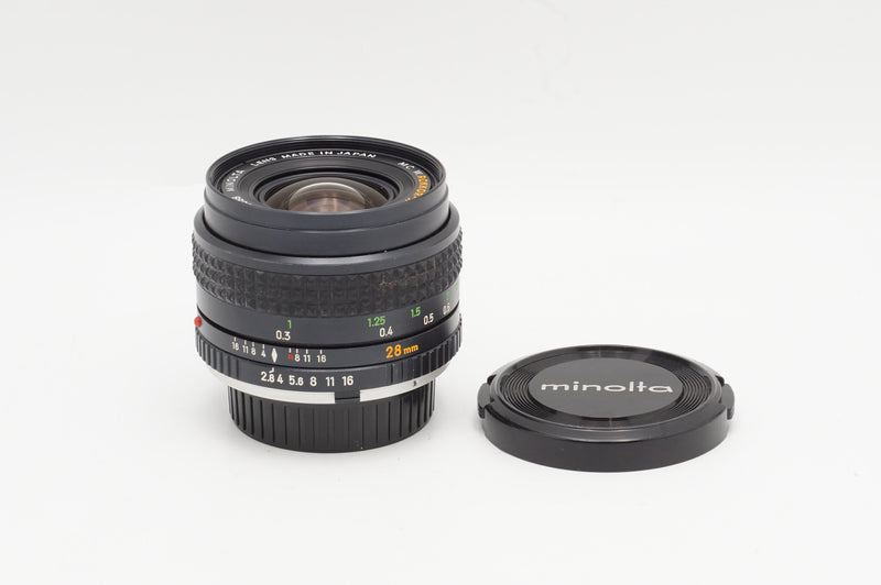 USED Minolta MC Rokkor-X 28mm F2.8 Lens for Minolta MD (