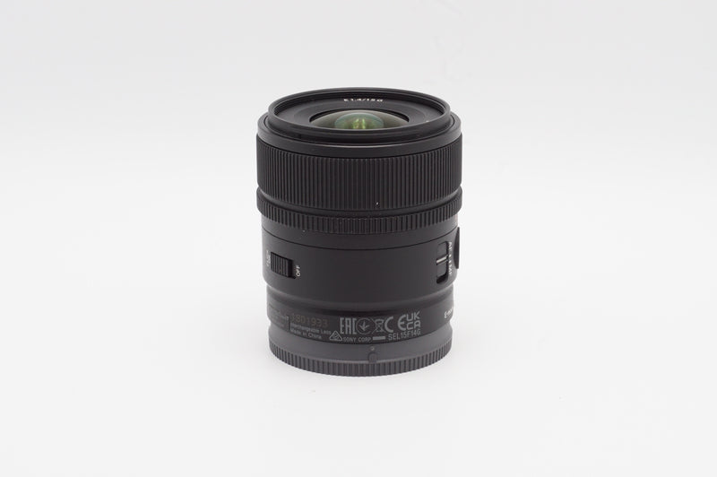 USED Sony E 15mm f/1.4G Lens (