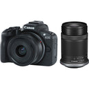 OPEN-BOX Canon EOS R50 Mirrorless Camera with RF-S 18-45mm & RF-S 55-210mm (