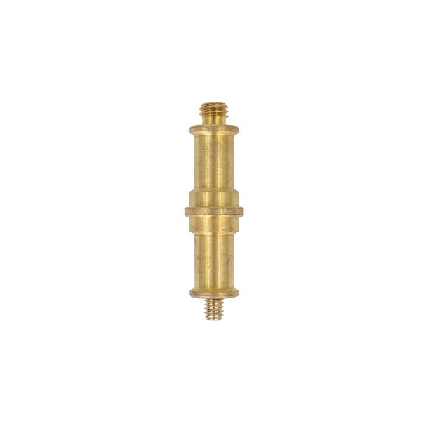 Double Spigot 1/4"-20 male to 3/8" male - Brass
