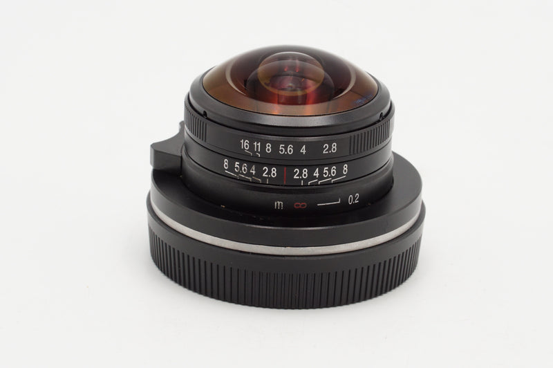 USED Laowa CF 4mm F2.8 Fisheye Lens for Canon EF-M (