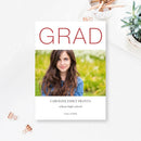 5x7 Double Sided Flat Card - GRAD (GRAD-2)