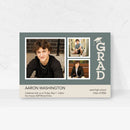 7x5 Single Sided Flat Card - GRAD (Grad Cap)