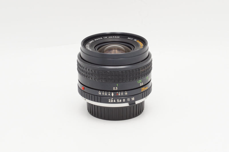 USED Minolta MC Rokkor-X 28mm F2.8 Lens for Minolta MD (