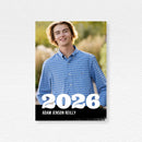 5x7 Double Sided Flat Card - GRAD (Grunge Year-1)
