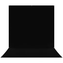 OPEN-BOX Westcott X-Drop Pro Wrinkle-Resistant Backdrop Rich Black 8'x13' Sweep