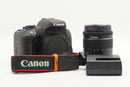 USED Canon EOS Rebel T7i Camera w/ 18-55mm Lens (#252071037541CM + #7322071797CM)