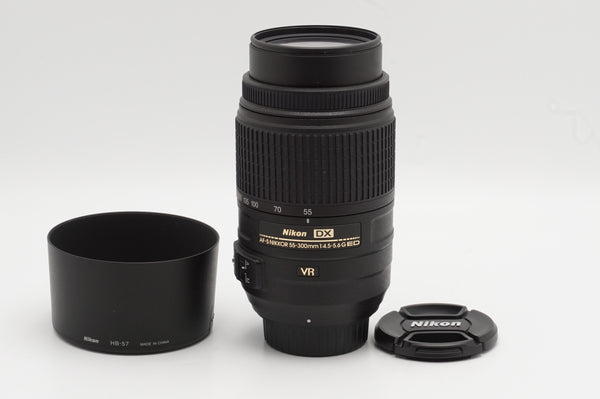 USED Nikon DX 55-300mm f/4.5-5.6 G ED VR  (#6641549CM)