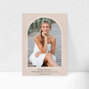 5x7 Single Sided Flat Card - GRAD (Simple Grad Arch-2)