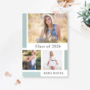 5x7 Double Sided Flat Card - GRAD (Block Collage-1)