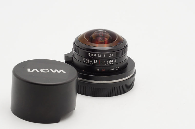 USED Laowa CF 4mm F2.8 Fisheye Lens for Canon EF-M (