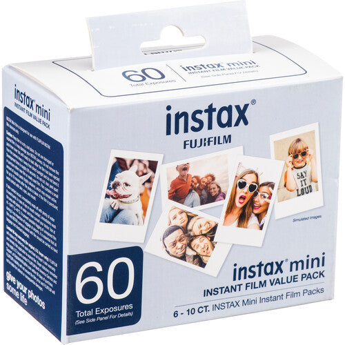 FUJIFILM INSTAX MINI Instant Film Value Pack (60 Exposures)