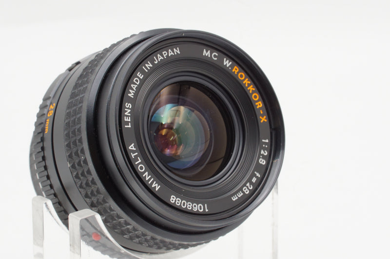 USED Minolta MC Rokkor-X 28mm F2.8 Lens for Minolta MD (