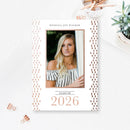 5x7 Double Sided Flat Card - GRAD (Glitter Dashes-1)