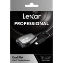 Lexar Professional USB Type-C Dual-Slot UHS-II SD & Micro SD Card Reader