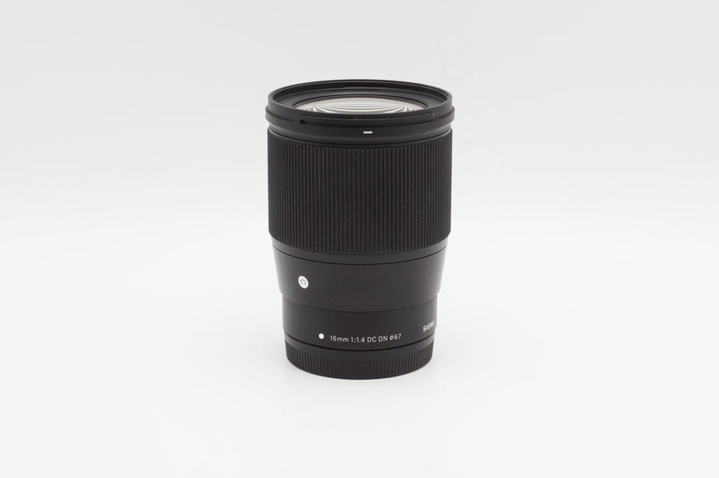 USED Sigma 16mm f/1.4 DC DN Contemporary Lens [Canon EF-M] (