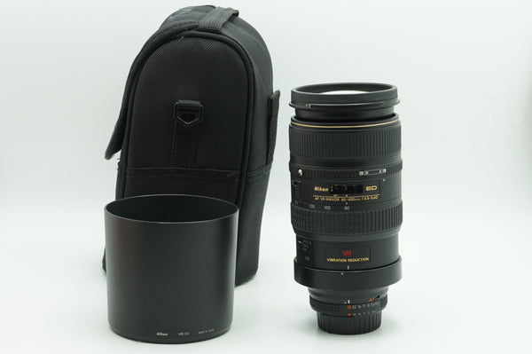 USED Nikon AF VR Nikkor 80-400mm F4.5-5.6D Lens (#489798CM)