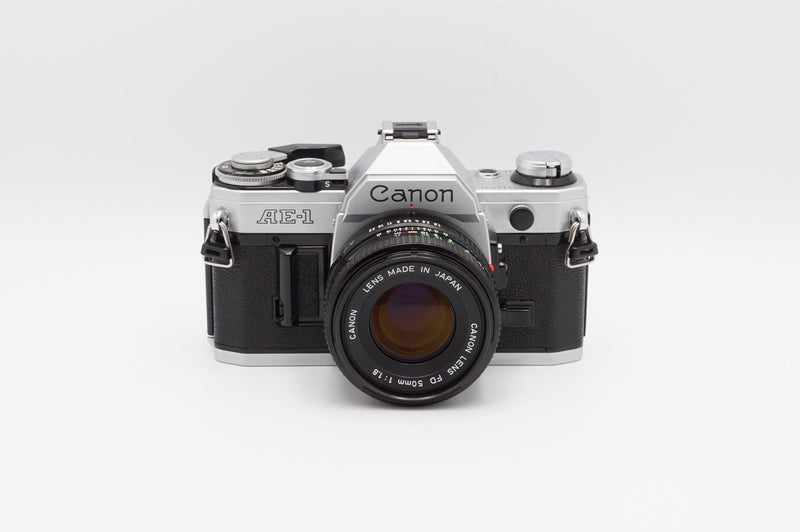 Used CLA'd Canon AE-1 with 50mm f1.8 Lens (