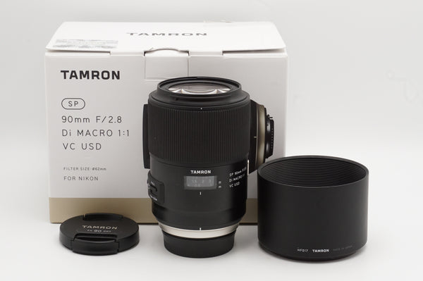 Used Tamron SP 90mm f2.8 Di Macro VC [Nikon F] (#026491CM)