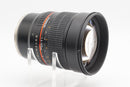 USED Rokinon 85mm f/1.4 AS IF UMC [E] (