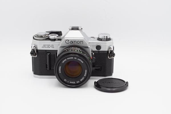 Used CLA'd Canon AE-1 with 50mm f1.8 Lens (#4411420CM)