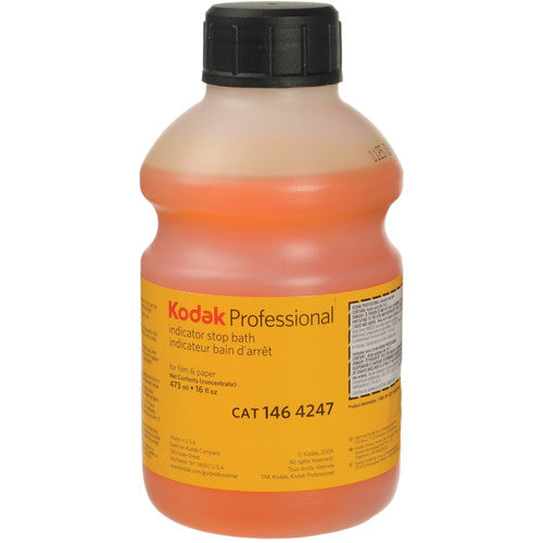 Kodak Indicator Stop Bath (Liquid) for Black & White Film & Paper (Makes 8 Gallons)