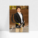 5x7 Double Sided Flat Card - GRAD (Grad Script-1)