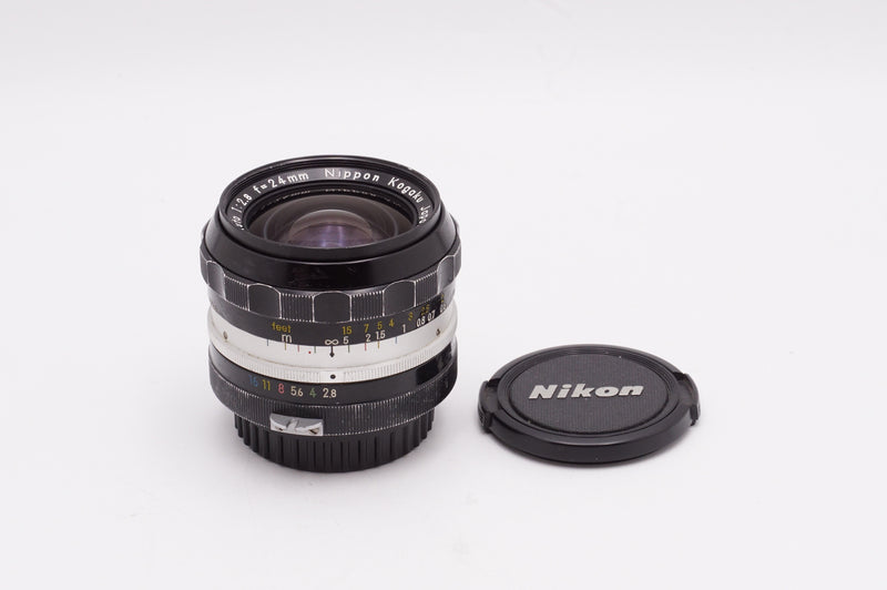 USED Nikon Nikkor-N 24mm f2.8 (