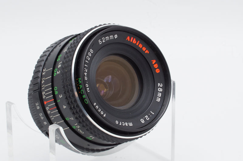 USED Albinar 28mm f2.8 MD Mount (