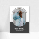 5x7 Double Sided Flat Card - GRAD (Oval Grad-1)