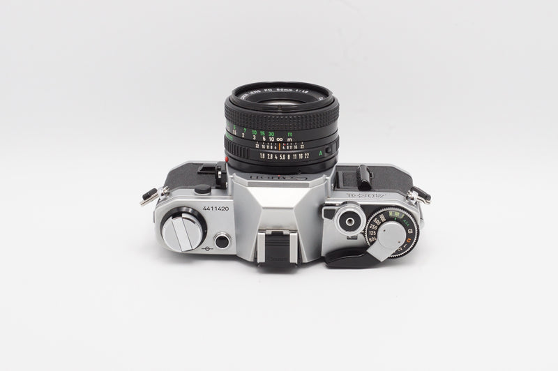 Used CLA'd Canon AE-1 with 50mm f1.8 Lens (