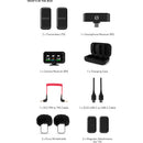 RODE Wireless Micro 2-Person Ultracompact Wireless Microphone Pro System for Cameras and Mobile Devices (2.4 GHz)