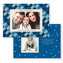 Holiday Greeting Cards - Blue-Green Pattern