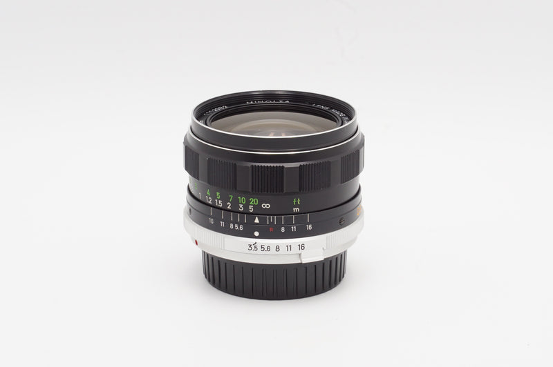 USED Minolta MC W Rokkor-SG 28mm f/3.5 Lens (