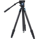 SIRUI ST-224 Quick Release Carbon Fiber Tripod with VH-10 Video Head
