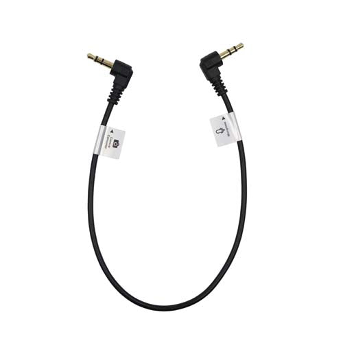 ProMaster 3.5mm TRS Male Right Angle -> 3.5mm TRS Male Right Angle - 1' Straight Audio Cable