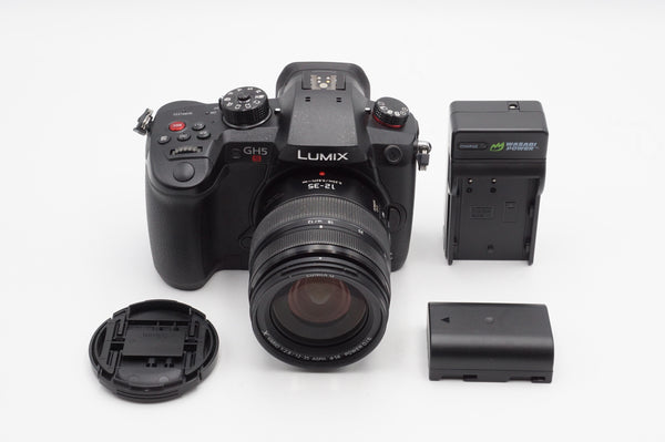 USED Panasonic Lumix GH5S w/ 12-35mm f/2.8 O.I.S. (#WH8DB003588+XT8LC102206CM)