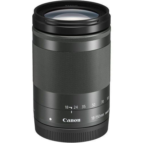 Canon EF-M 18-150mm f/3.5-6.3 IS STM Lens (Dark Graphite)