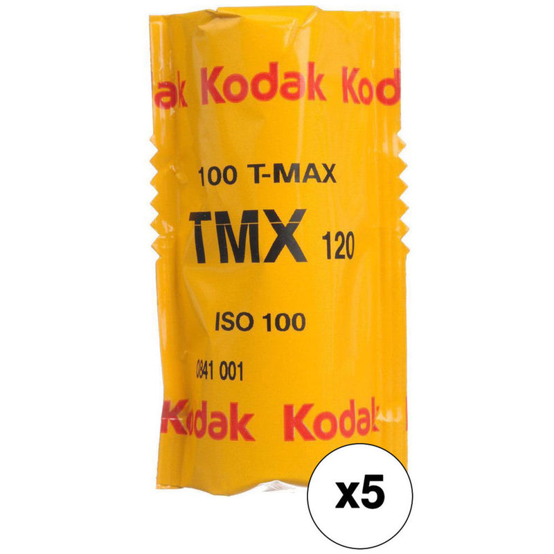 Kodak T-MAX 100 Black & White 120 Film - Box (5 Rolls)