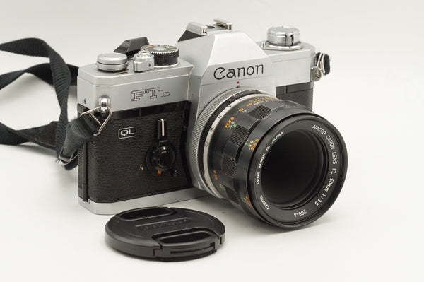 USED Canon FTb with mm f3.5 Macro Lens #, CM