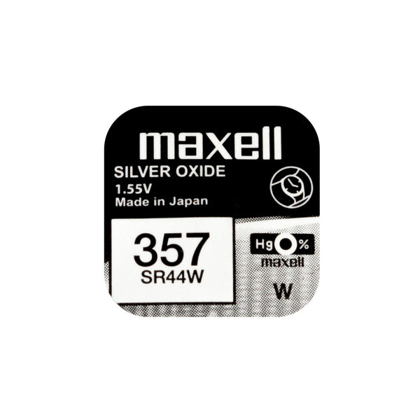 Maxell SR44 (S76, 357) 1.55V Silver Oxide Battery
